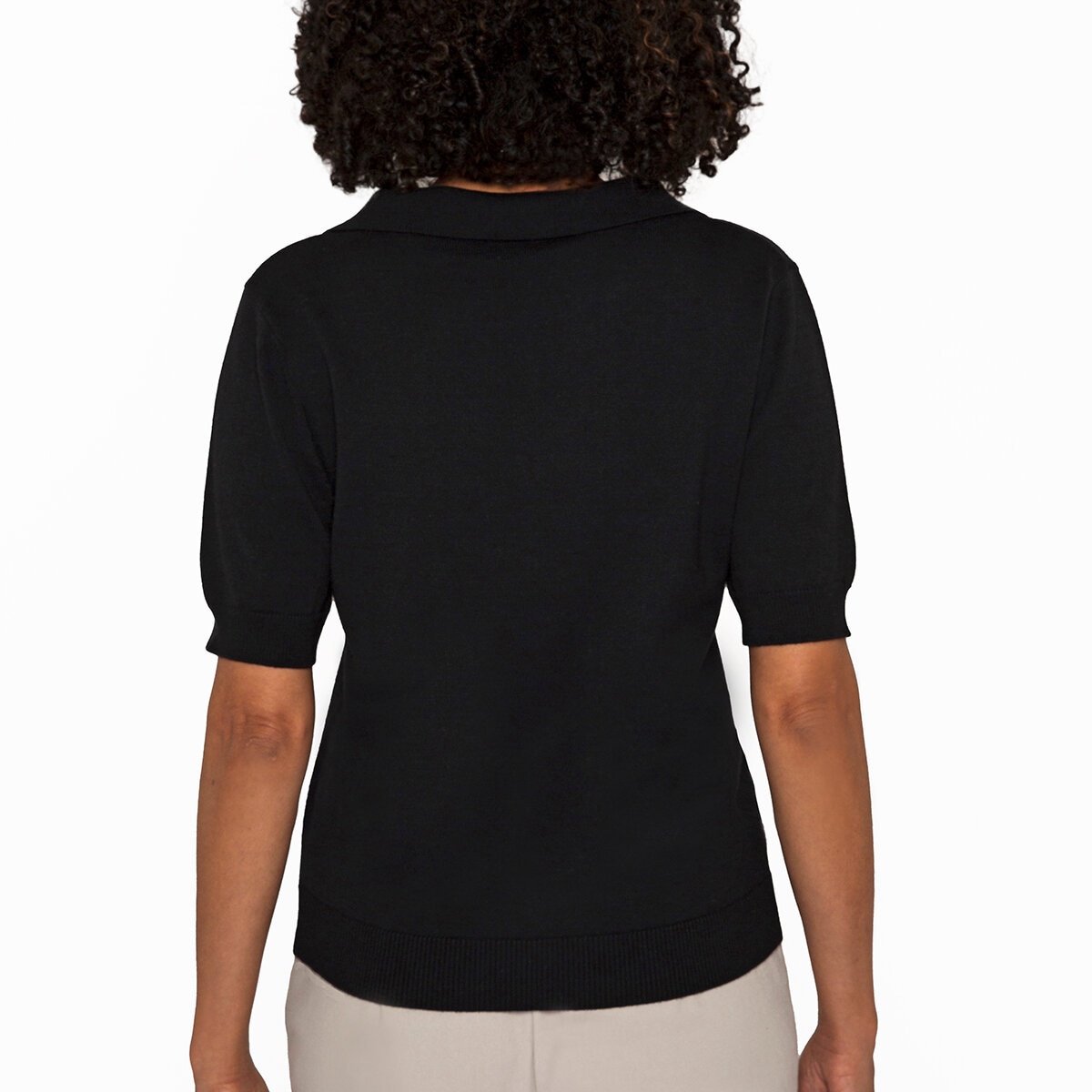 Mario Serrani Blusa para Dama Negro Extra Chica
