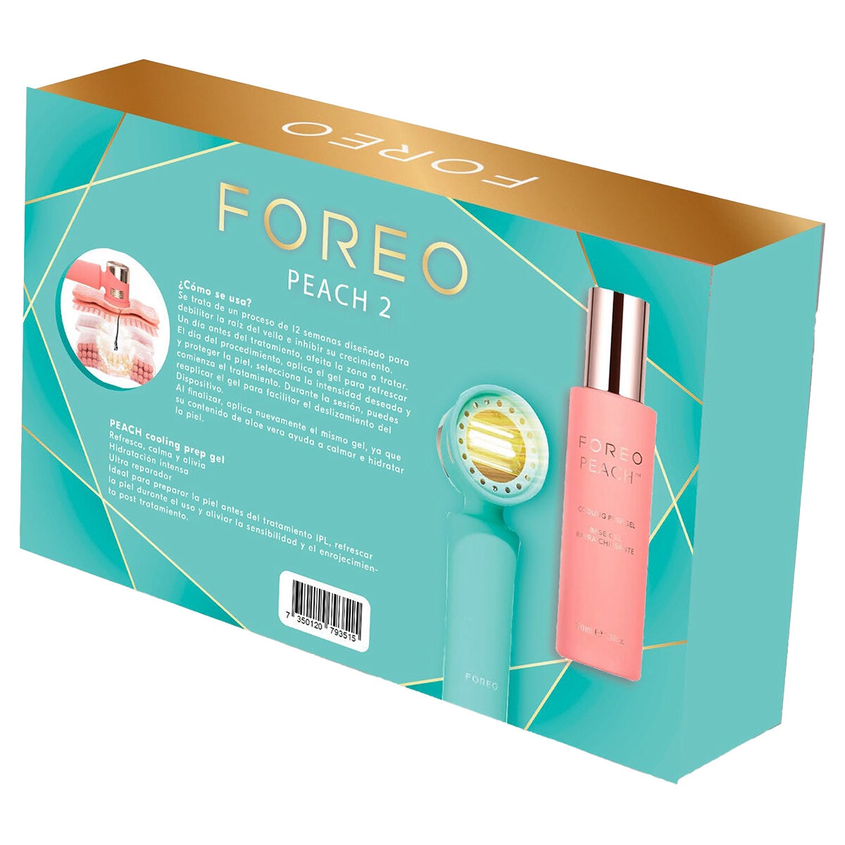 Foreo Peach 2 Mint + Peach Cooling Prep, Tratamiento Corporal