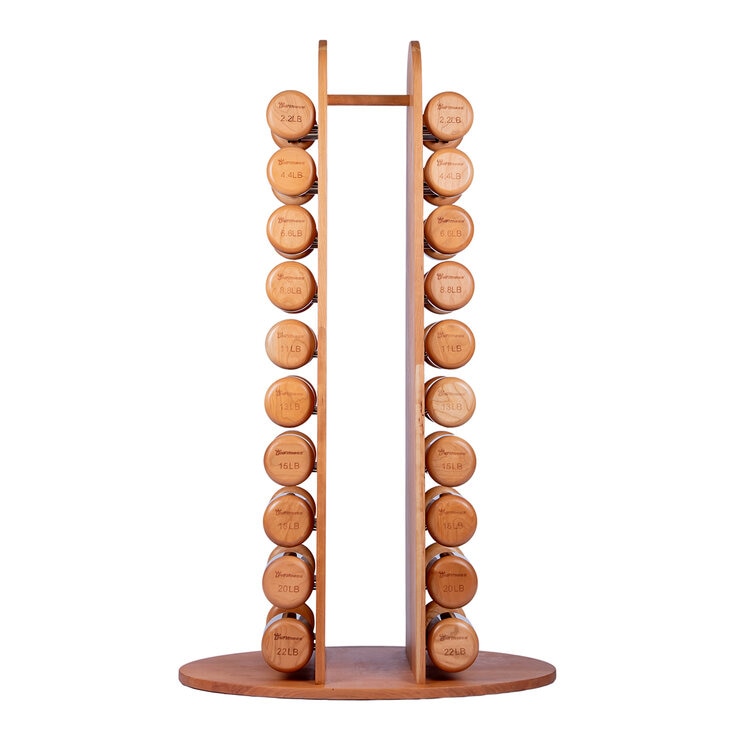 UniFitness Set de Mancuernas con Estante UniFitness Set de Mancuernas con Estante