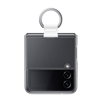 Samsung Cover Transparente con Anillo para Samsung Galaxy Z Flip 4 
