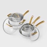 Cuisinart Batería de Cocina de Acero Inoxidable 8 piezas Cuisinart Batería de Cocina de Acero Inoxidable 8 piezas