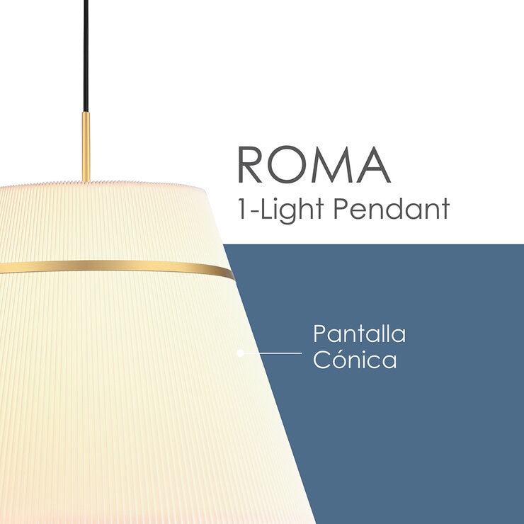 Empire Lighting, Lámpara Colgante Modelo Roma