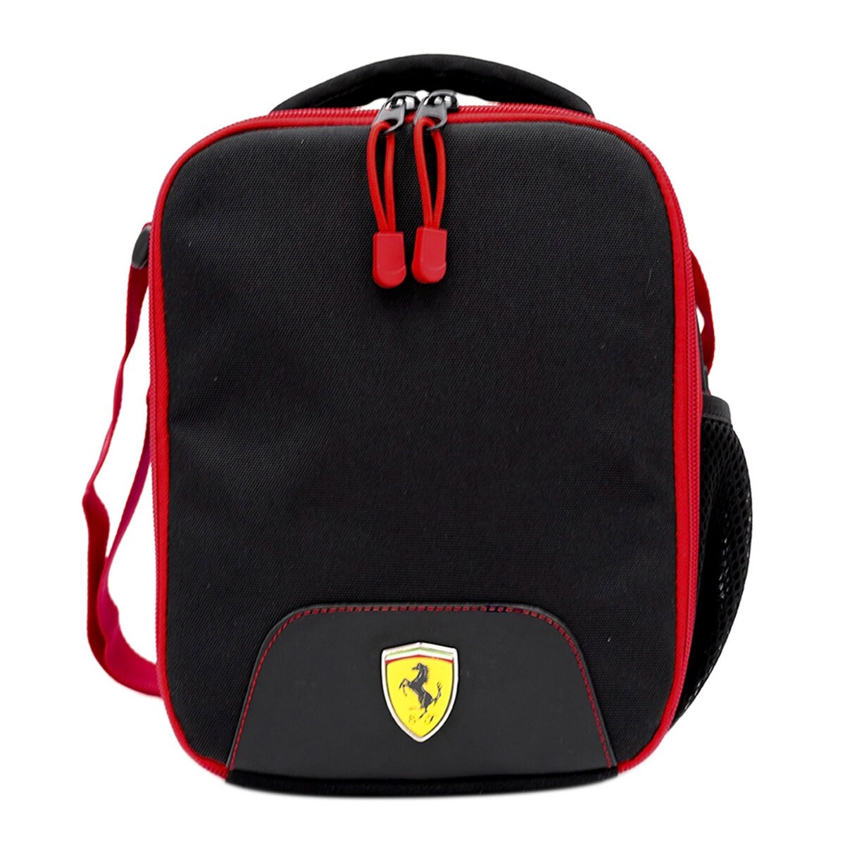 Mochila con Lonchera y Lapicera Ferrari