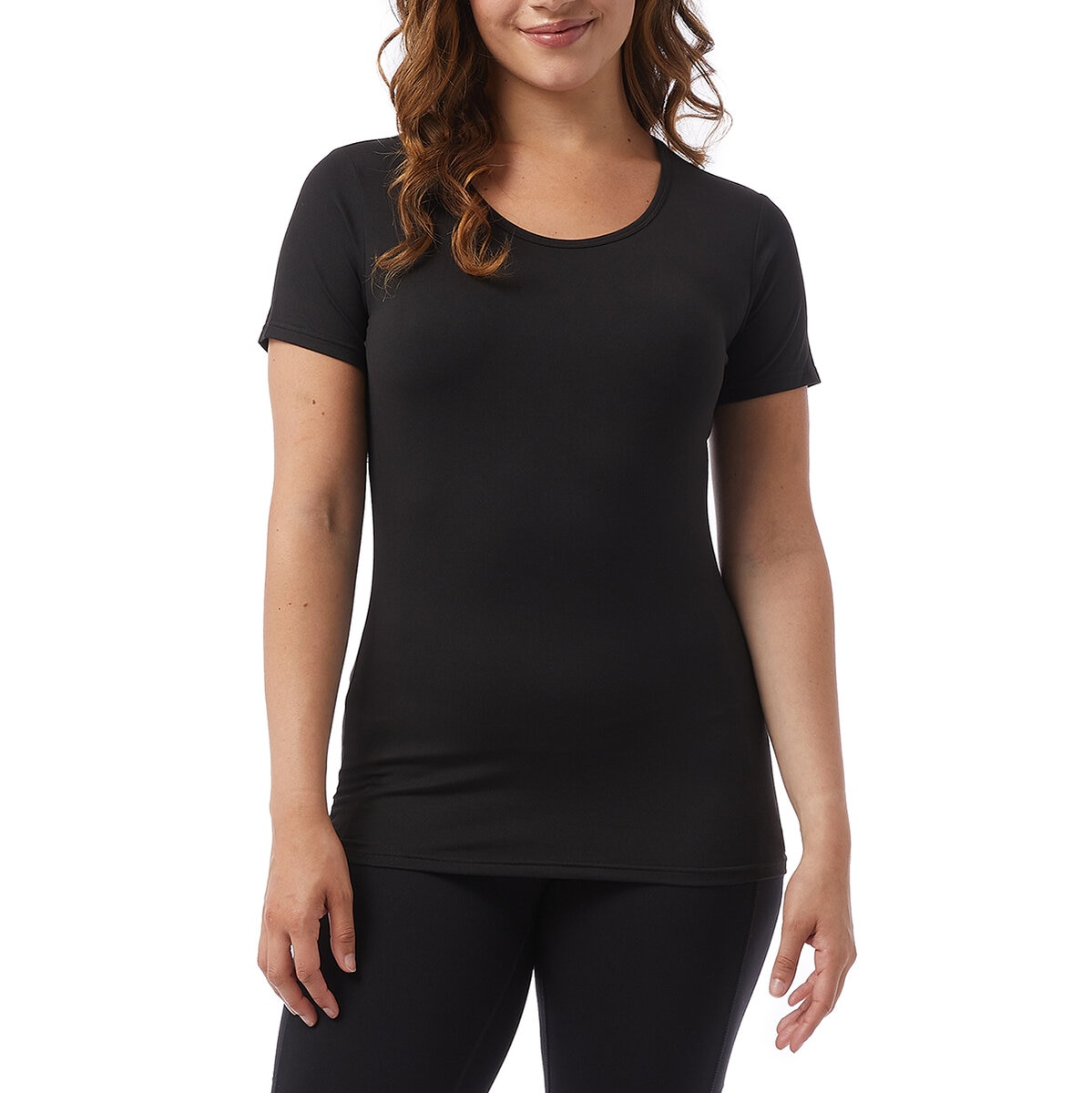 32 Degrees Cool Playera para Dama 3 piezas Negro Extra Grande