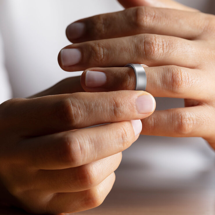 Samsung Galaxy Smart Ring Plata Titanio - Talla 12