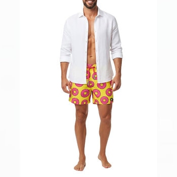 Ocean Slave, Traje de Baño Estampado, Donuts para Caballero, Varias Tallas Ocean Slave, Traje de Baño Estampado, Donuts para Caballero, Varias Tallas