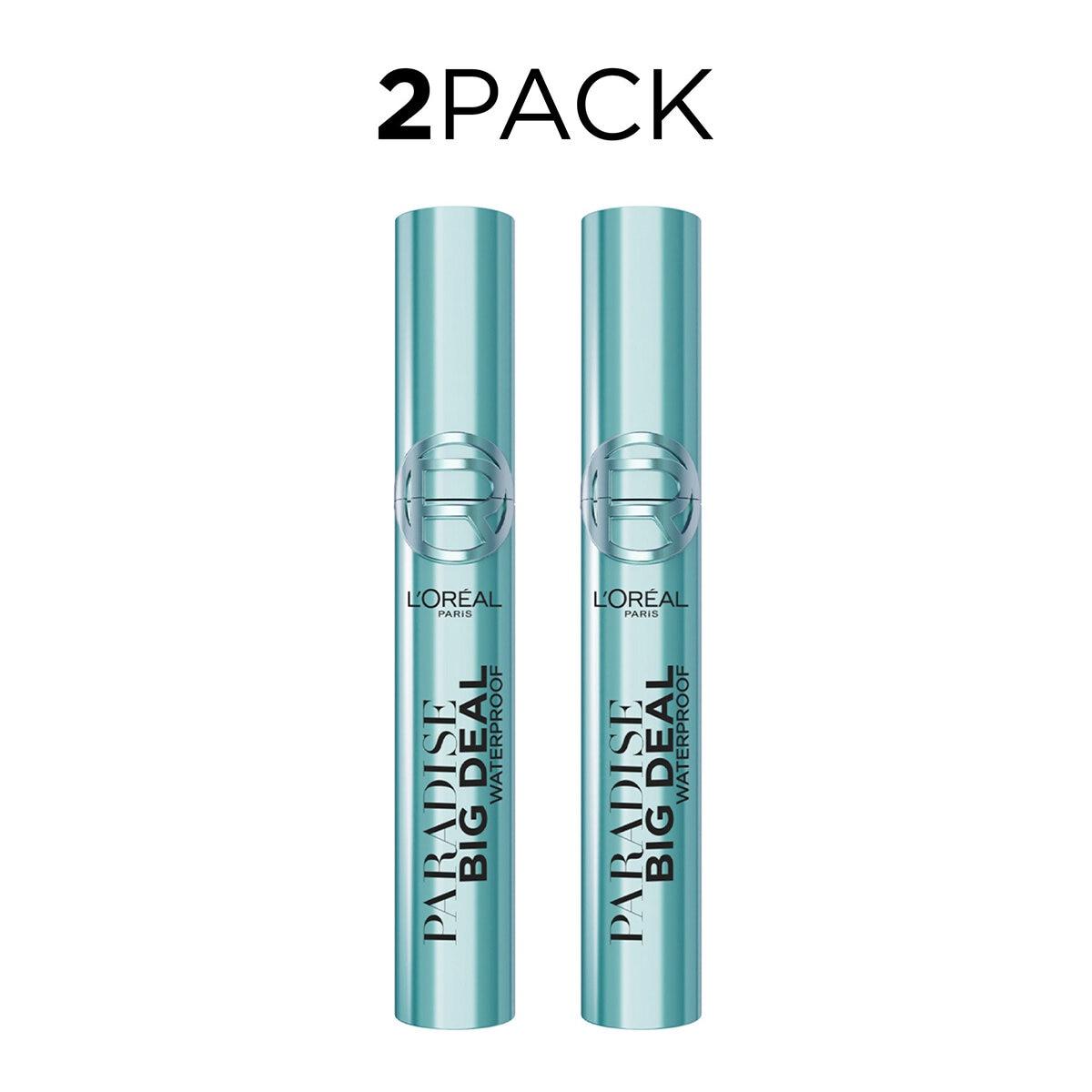 L'Oréal Big Deal Mascara de Pestañas a Prueba de Agua 2 pzas