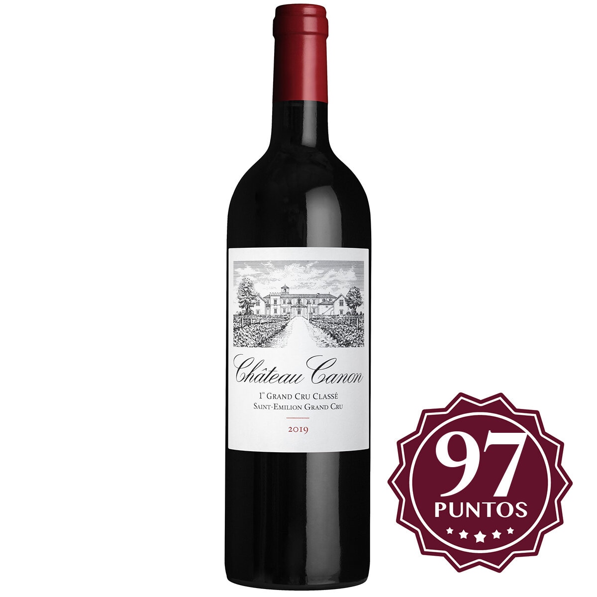 Vino Tinto Chateau Canon 2019 750 ml Vino Tinto Chateau Canon 2019 750 ml