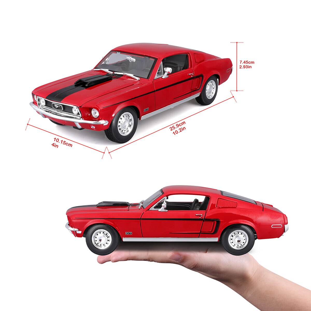 Maisto Autos de Colección Escala 1:18 - Mustang Cobra Jet