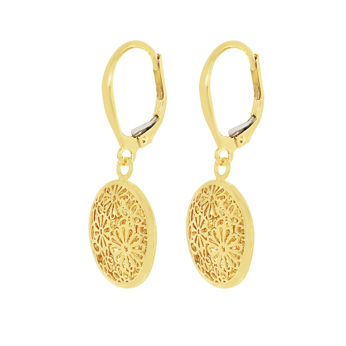 Aretes, Oro Amarillo de 14K Aretes, Oro Amarillo de 14K