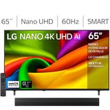 LG Pantalla 65" Nano UHD 4K Smart TV + Barra de Sonido LG Pantalla 65" Nano UHD 4K Smart TV + Barra de Sonido