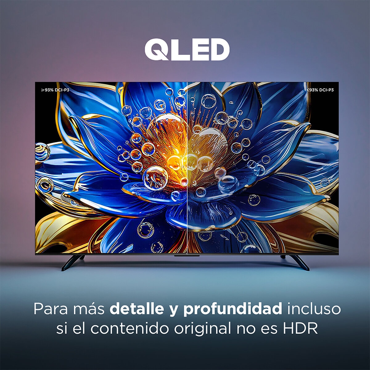 TCL Pantalla 32" QLED 4K Google TV