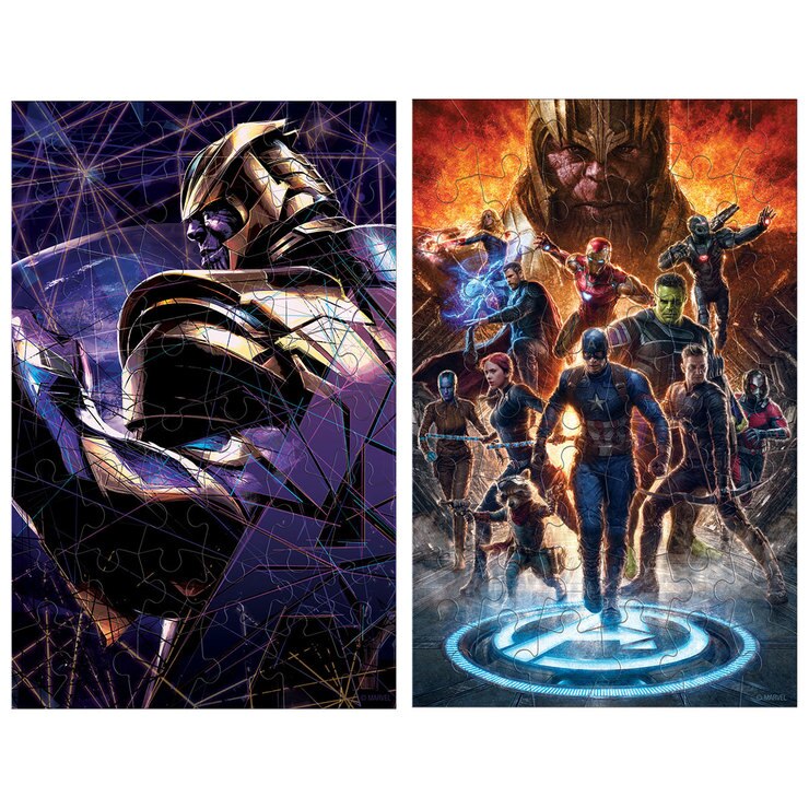Marvel, 8 en 1 Rompecabezas de Caja de Madera, (Avengers) Costco México