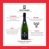 Champagne Taittinger Brut Réserve Edición Especial 750 ml Champagne Taittinger Brut Réserve Edición Especial 750 ml