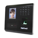 BioCheck, Reloj Checador Híbrido Facial y Huella Digital para 75 Empleados