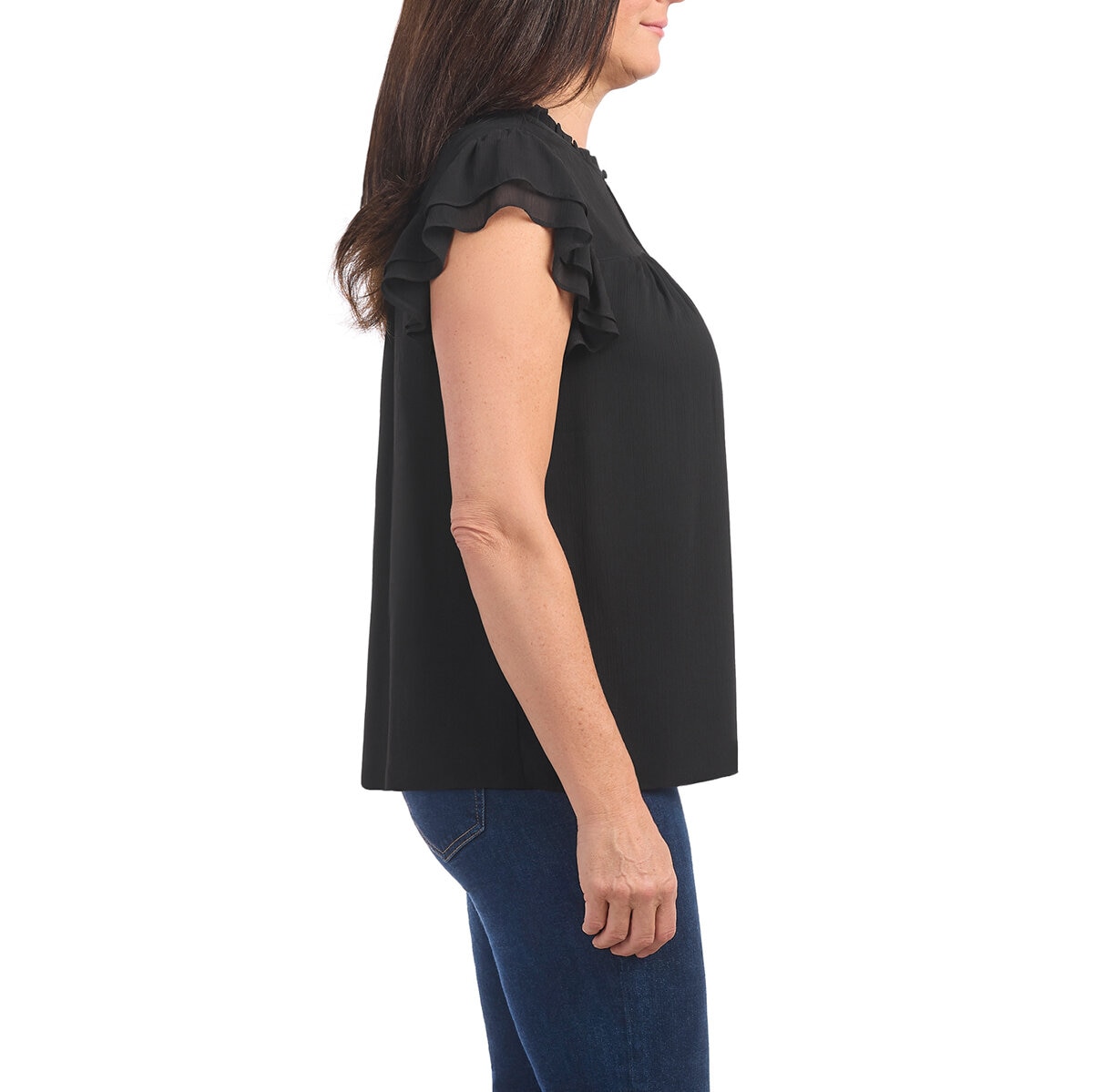 Hilary Radley Blusa para Dama Negro Grande