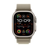 Apple Watch Ultra 2 (GPS + Cellular) Caja de titanio 49mm con Correa Alpine verde