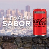 Coca Cola Lata Sin Azúcar 24 pzas de 235 ml