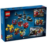 LEGO City Remix: Helicóptero, Camión de Bomberos y Submarino