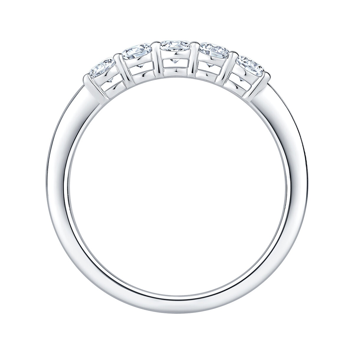 Anillo de Diamantes 0.50ctw, Oro Blanco 14K