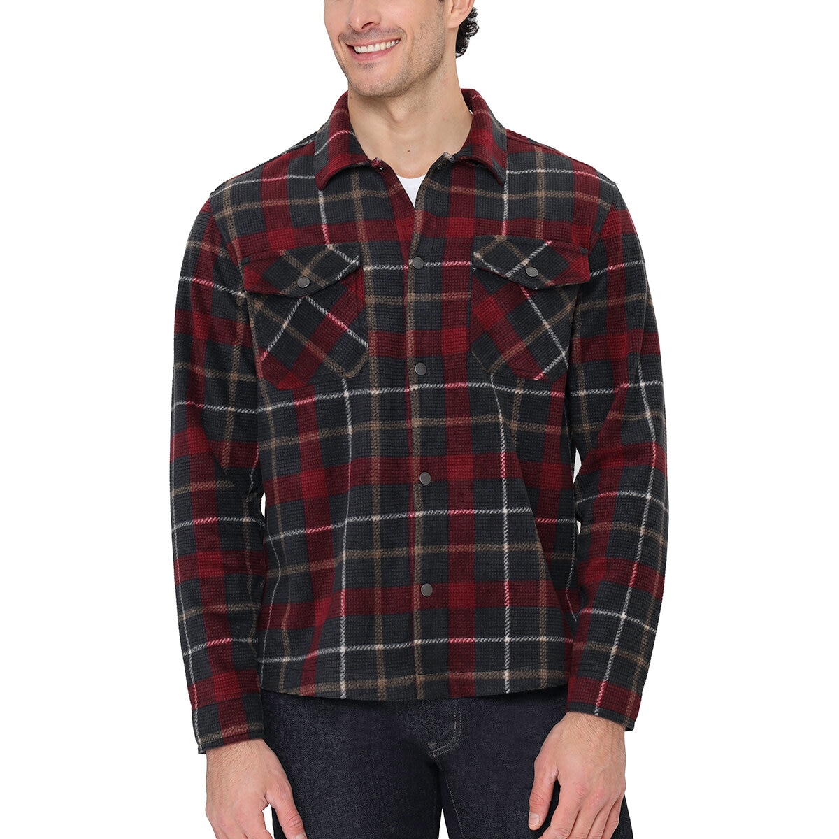 BC Clothing Co Heritage Camisa para Caballero Rojo Chica BC Clothing Co Heritage Camisa para Caballero Rojo Chica