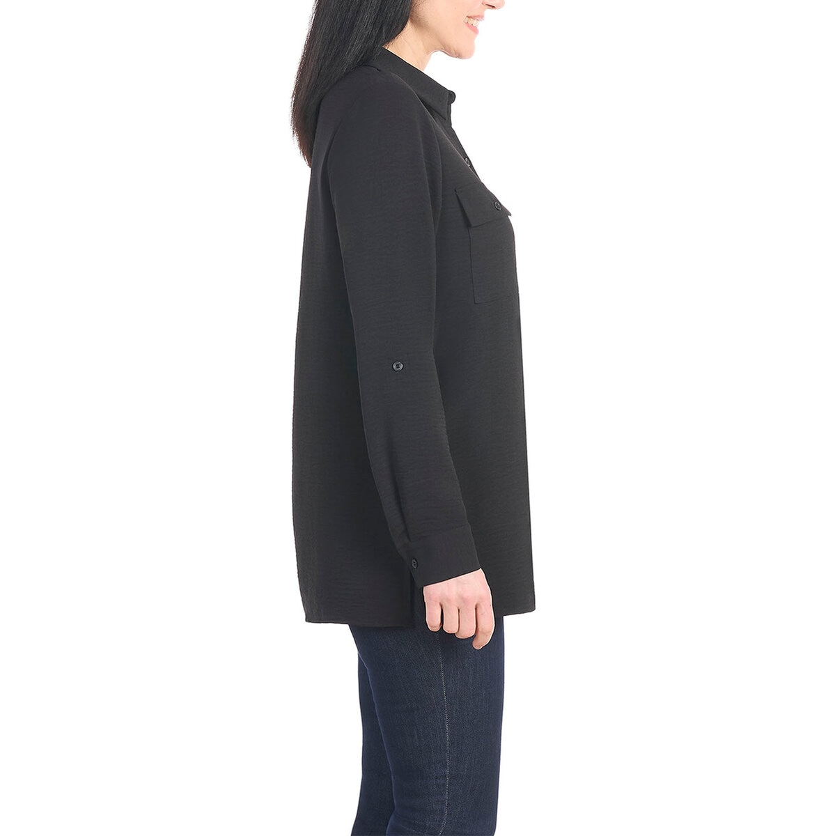 Hilary Radley Blusa para Dama Negro Extra Chica