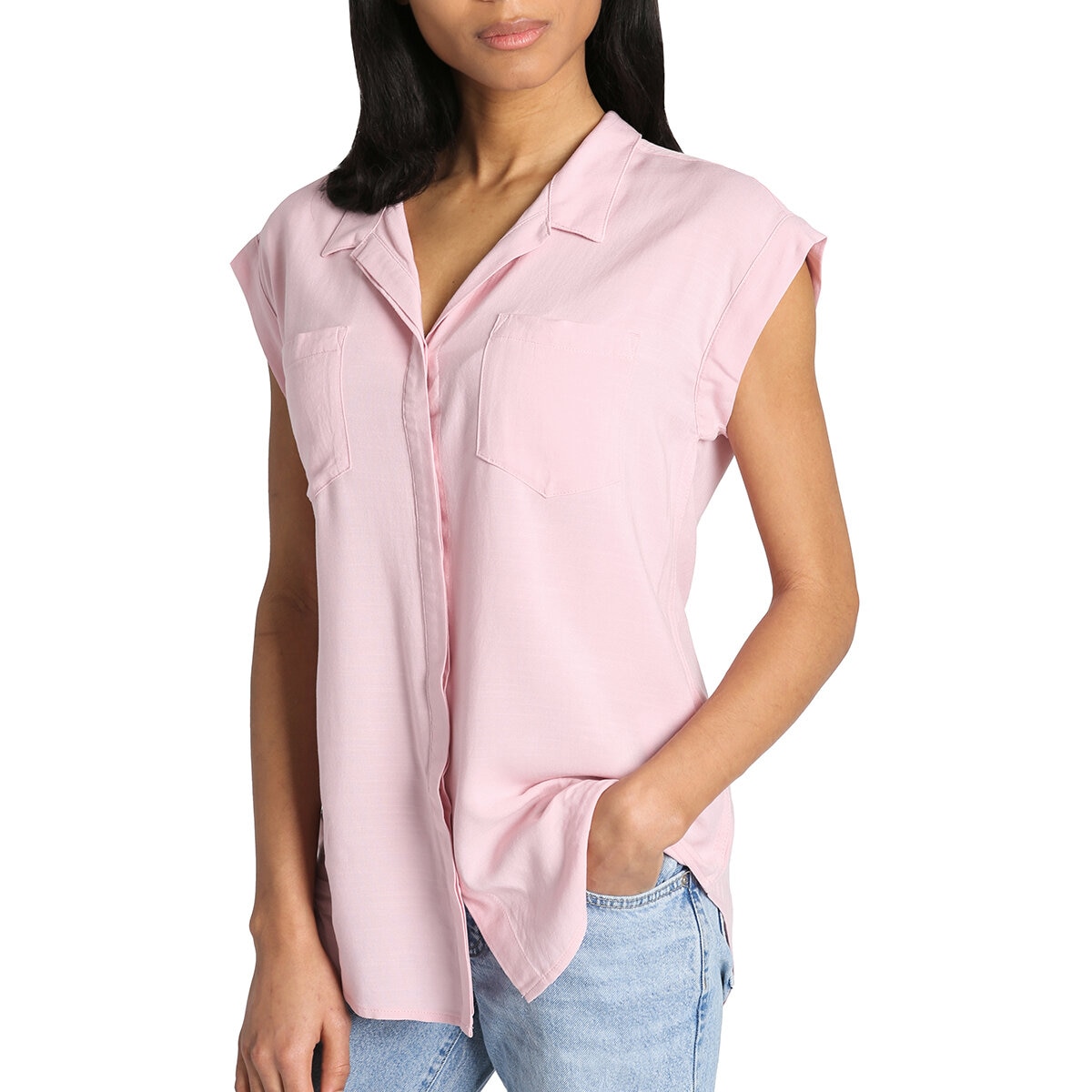 Jachs Girlfriend Blusa para Dama Rosa Grande