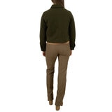 Nine West Abrigo Corto para Dama Verde Extra Grande