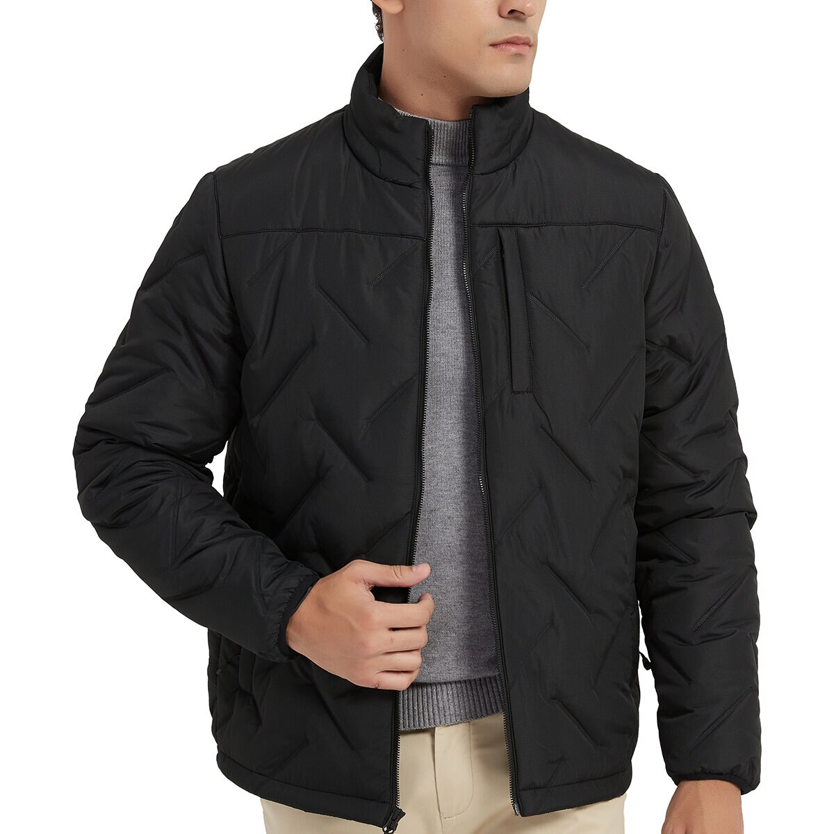 Hawke & Co Chamarra para Caballero Negro Mediana