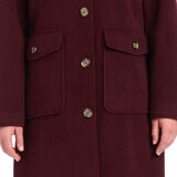 Vince Camuto Abrigo para Dama Vino Extra Chica