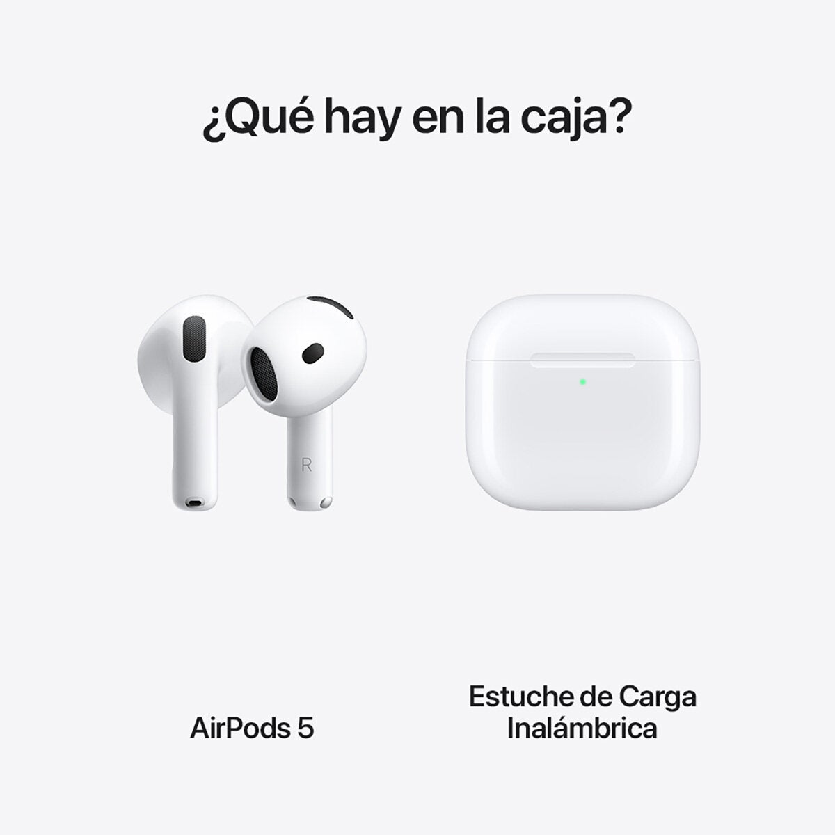 Apple AirPods 5 con Estuche de Carga Inalámbrica Apple AirPods 5 con Estuche de Carga Inalámbrica
