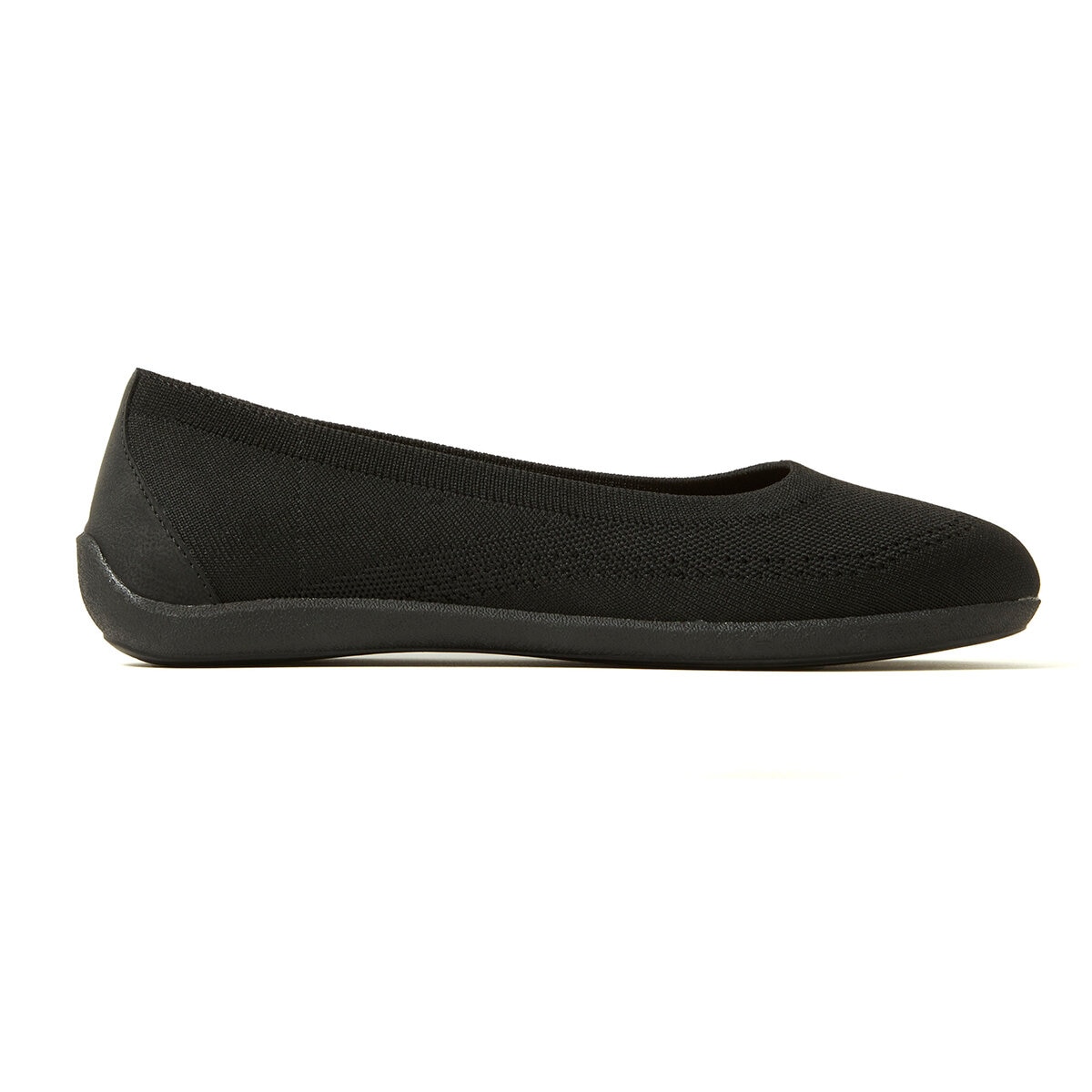 Dearfoams Balerinas para Dama Negro US - 6.5 / MEX - 23½