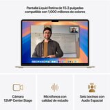 Apple MacBook Air 15" Chip M4 512GB Blanco Estelar 24GB