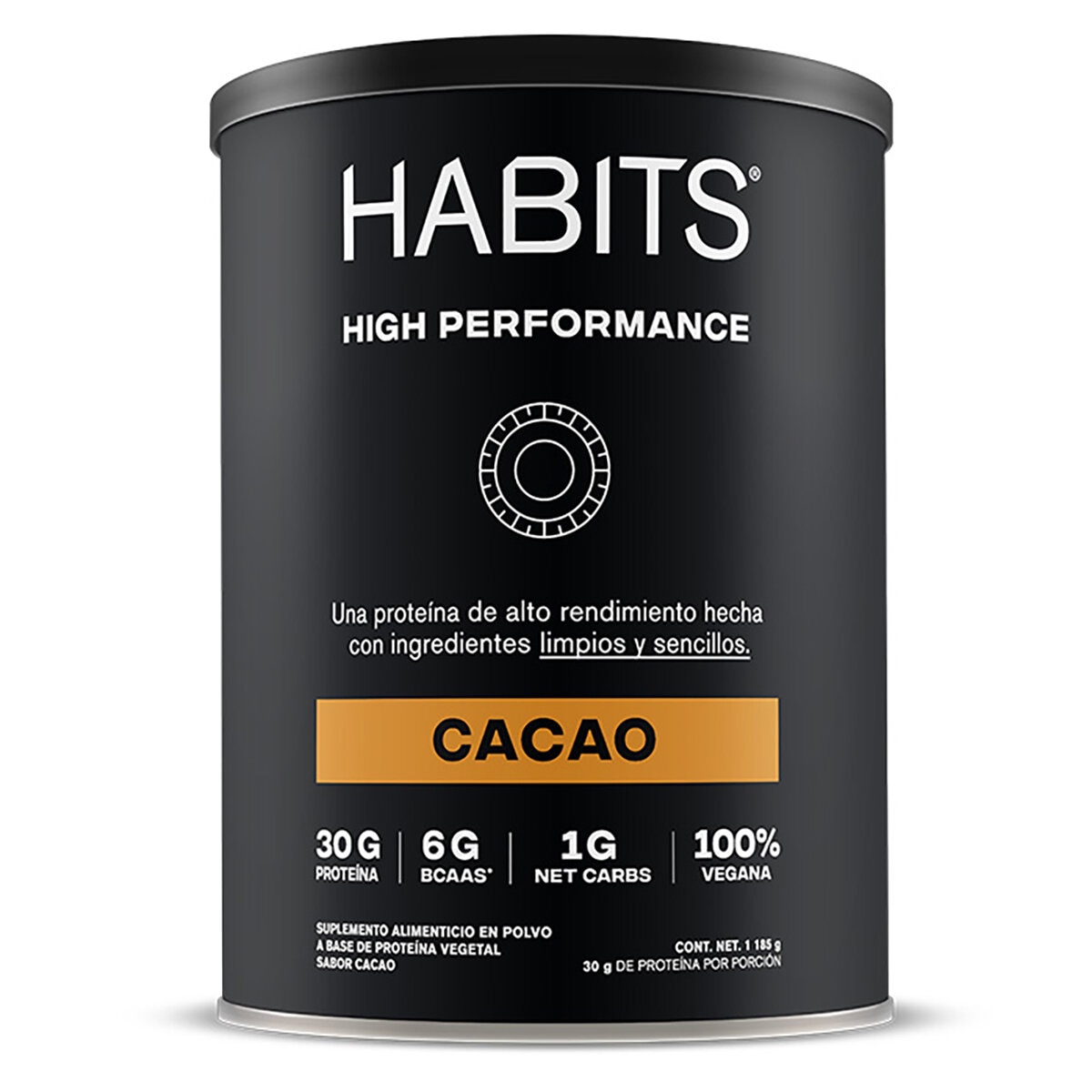 Habits High Performance Proteína Vegetal Sabor Cacao