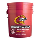 Quaker Aceite para motor a Diesel Alto Kilometraje SAE 25W50 Cubeta de 19L