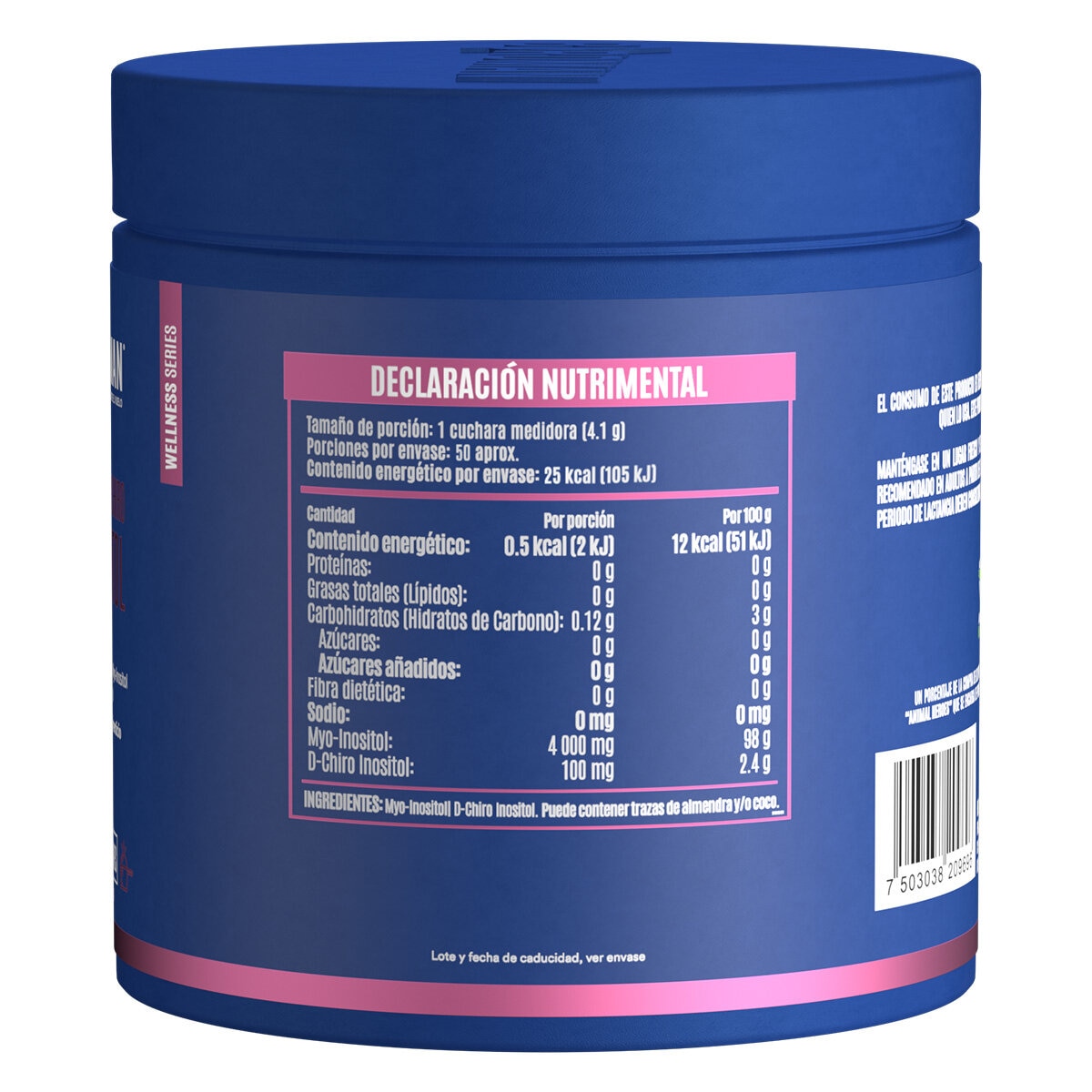 Birdman Myo&D-Chiro Inositol en Polvo 205 gr