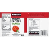 Kirkland Signature Tomates Orgánicos en cubos 8 pzas de 411 g