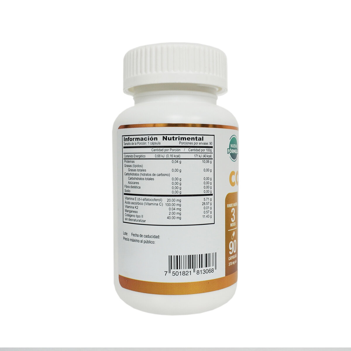 Colágeno Tipo II 90 Cápsulas