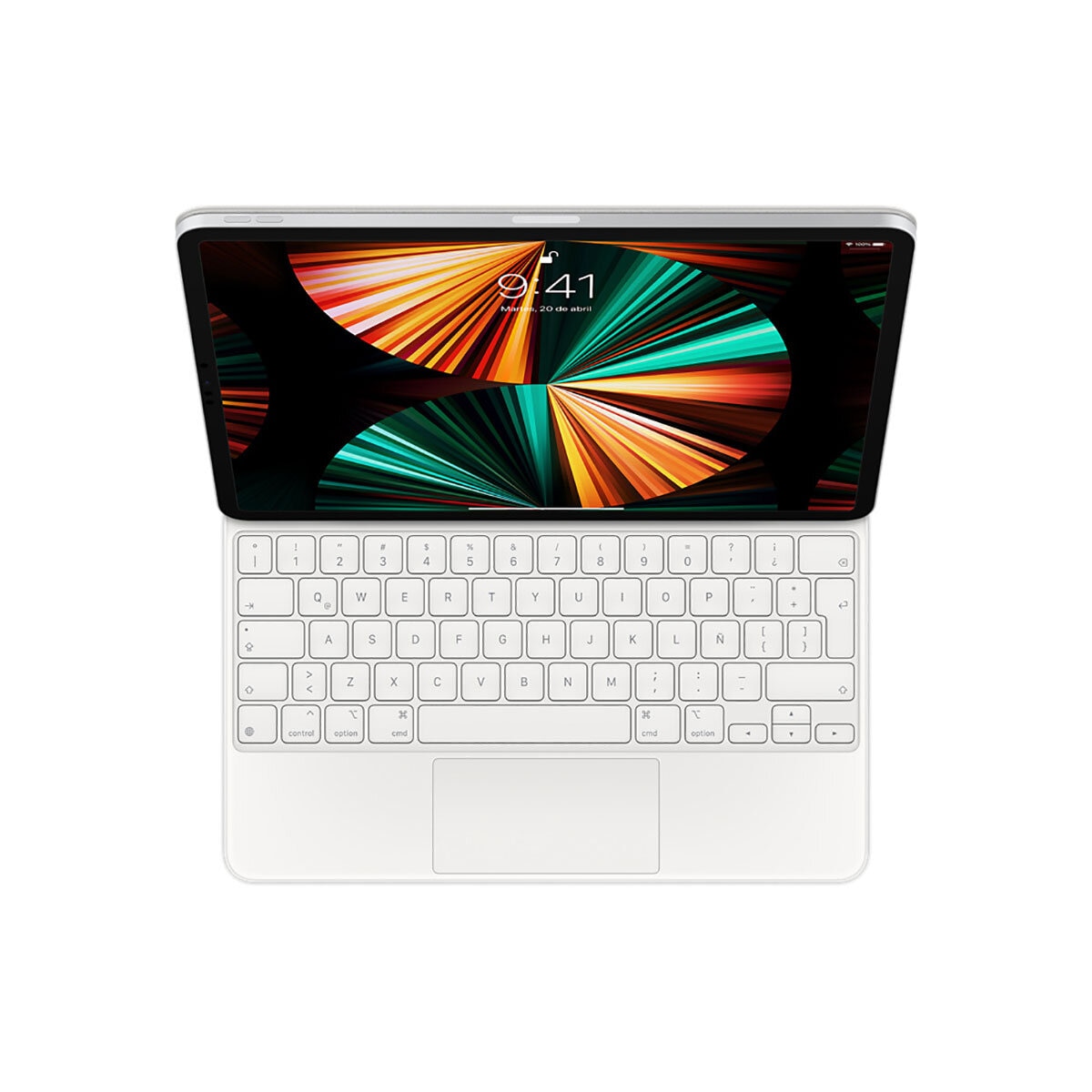 Apple Magic Keyboard para el iPad Pro de 12.9 pulgadas (quinta generación) Español (América Latina) Blanco