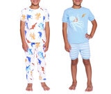 Pekkle Pijamas 4 piezas para Niños o Niñas Pulpo / Tiburón 3 Años