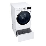 LG Lavadora 22Kg con pedestal carga frontal