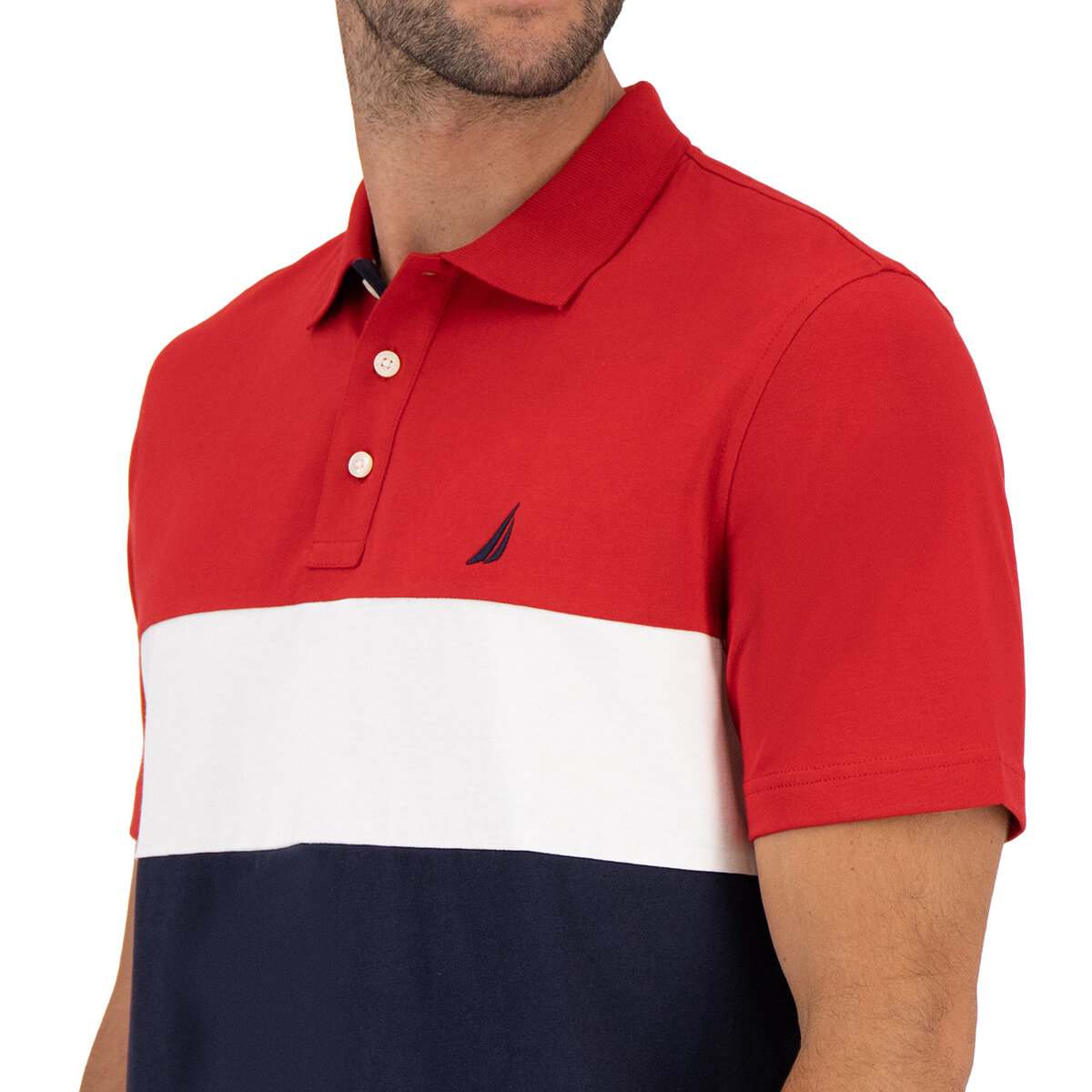 Nautica Polo para Caballero Rojo Mediana
