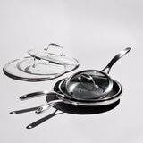 Hexclad, Batería de Cocina de 7 Piezas Con Comal Hexclad, Batería de Cocina de 7 Piezas Con Comal