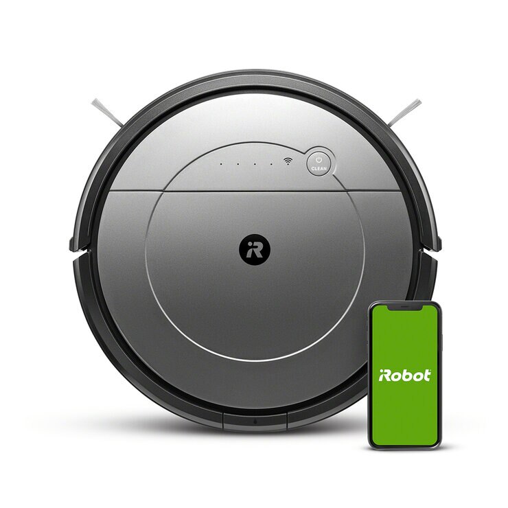 iRobot, Roomba R111 2 en 1 Trapea y Aspira, Con Conexión WiFi