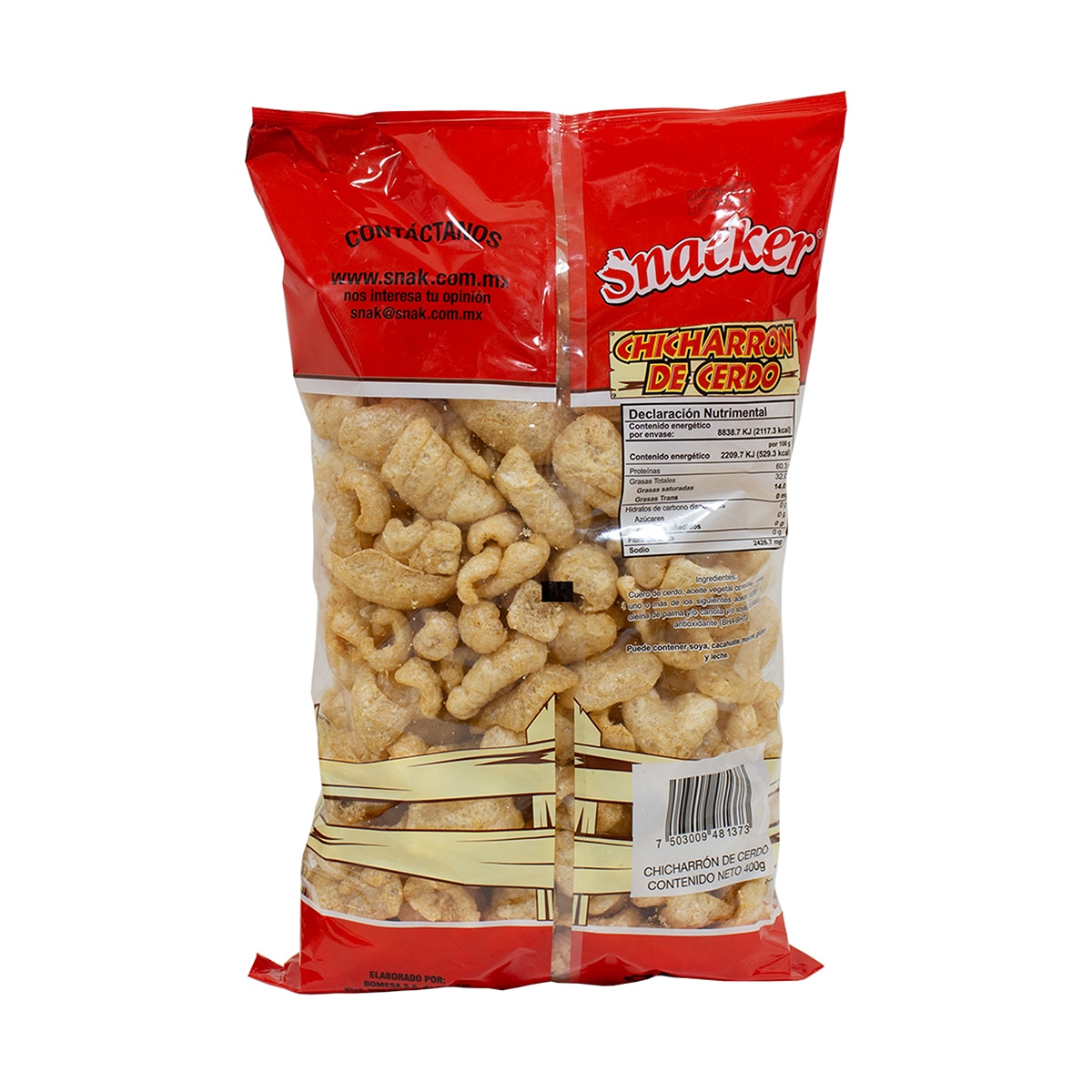 Snacker Chicharrón de Cerdo 400 g