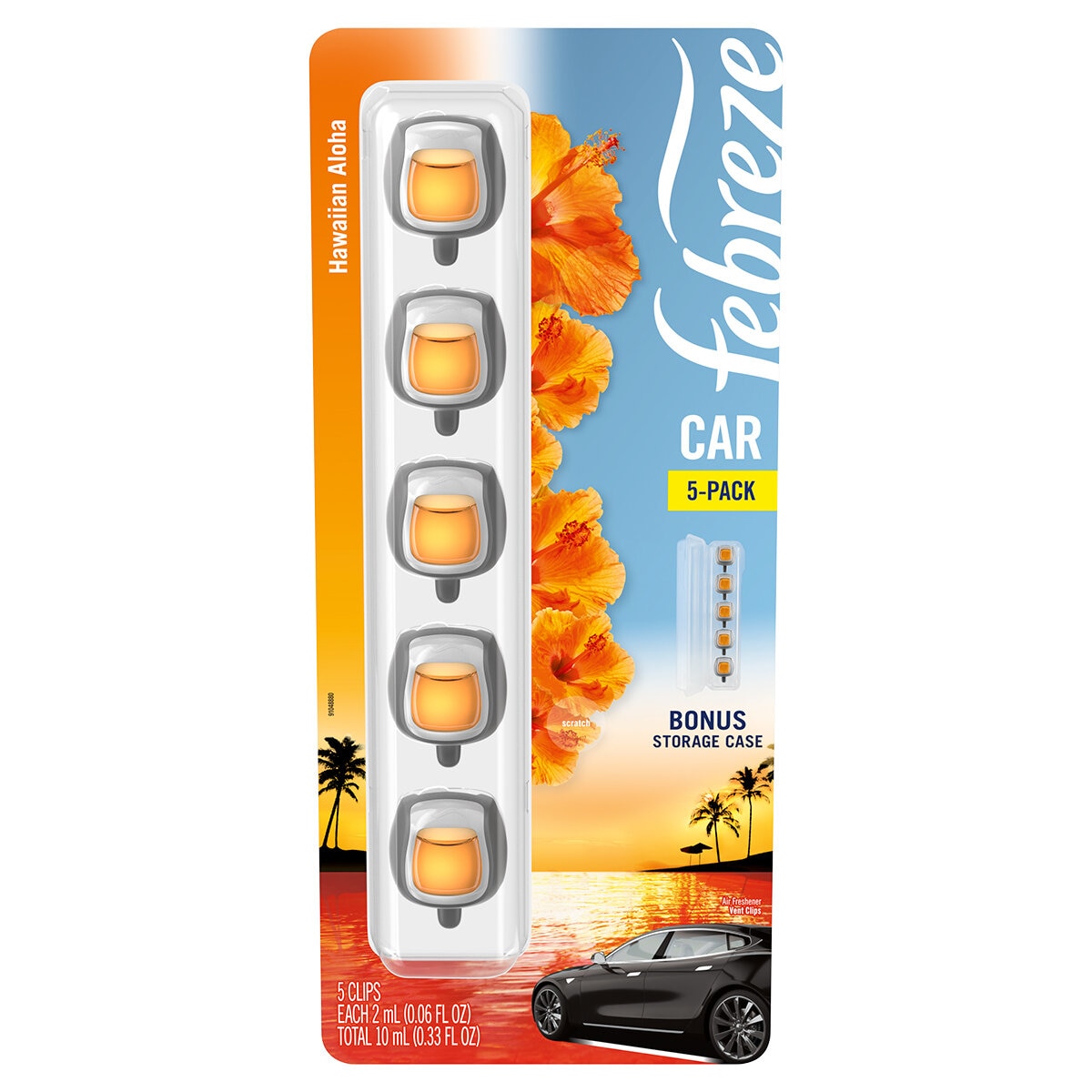 Febreze Aromatizante Para Automóvil Varios Aromas 5 Piezas 