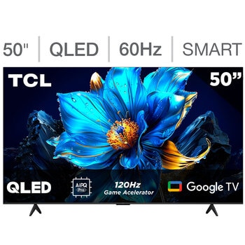 TCL Pantalla 50" QLED 4K Google TV