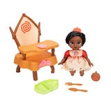 Disney Princesas Bebé con Silla Alta y Accesorios, Moana