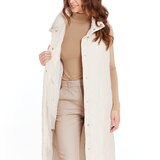 Kensie Chaleco para Dama Crema Extra Grande