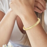 Pulsera Tubogas, Oro Amarillo 14K, 19.05cm
